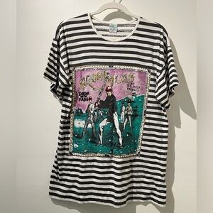 Vintage Bali Moon embellished tee- Size Large